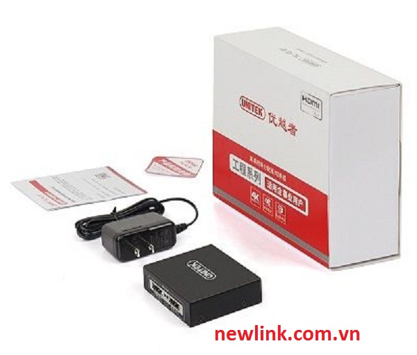 Bo chia HDMI 1 ra 2 Unitek 